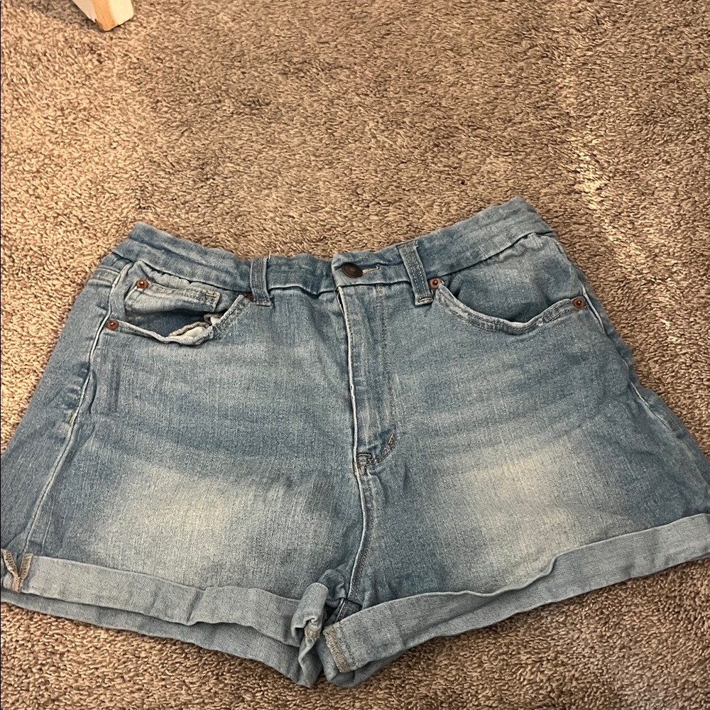 No Boundaries Light Blue Jean Shorts